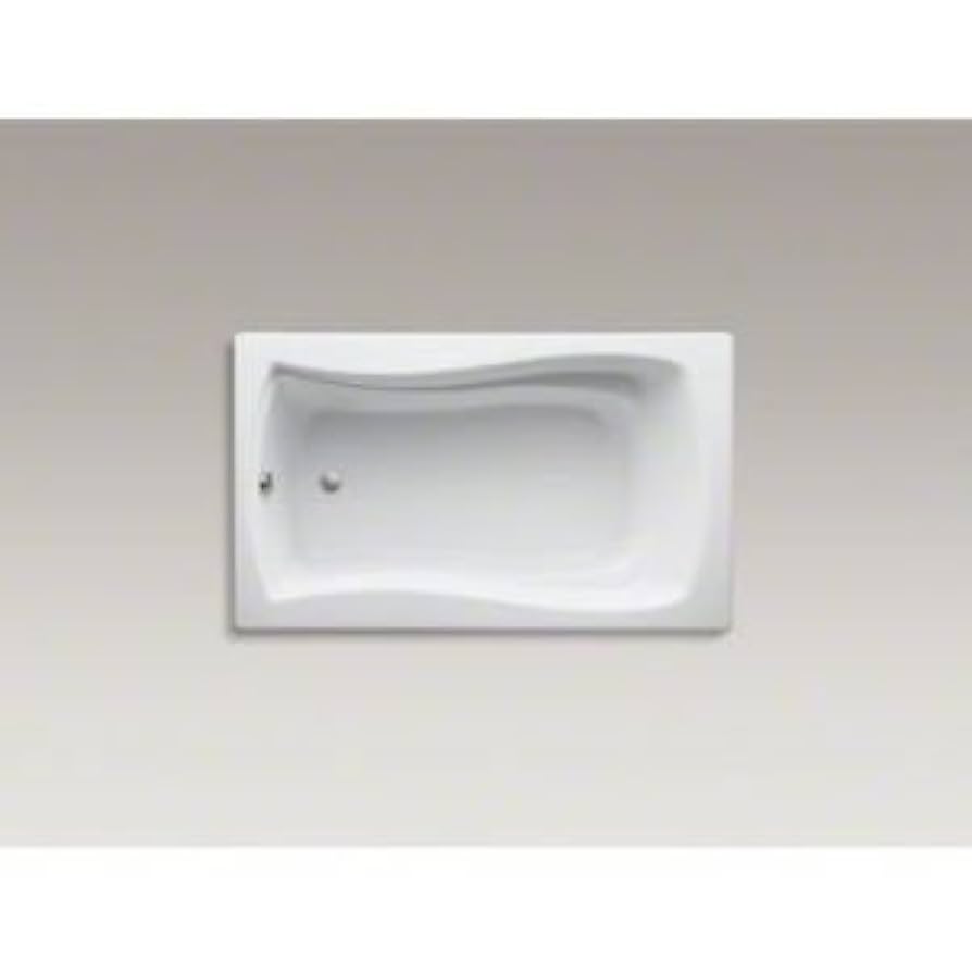 Kohler K-1242-0 5 ft. Drop-In Acrylic Soaking Bath Tub w